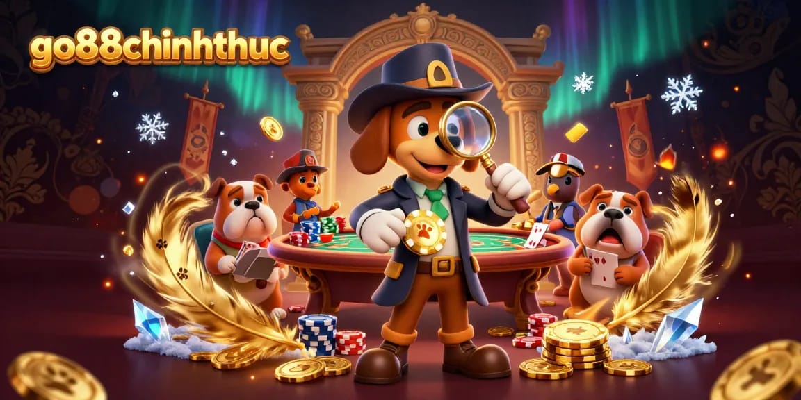 Join the adventure with the go88chinhthuc detective duo solving poker mysteries in a vibrant casino