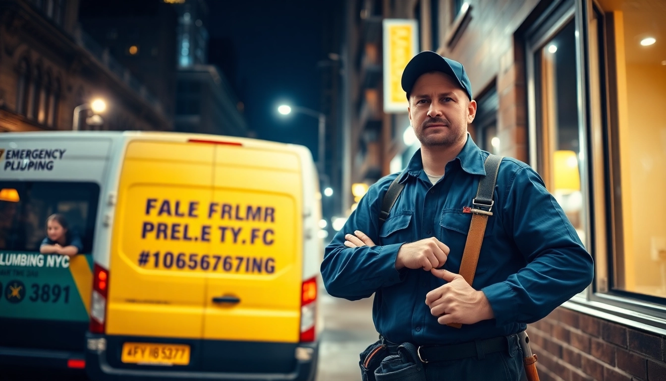 Emergency plumber in Manhattan resolving a plumbing crisis for NYC residents, showcasing reliability and urgency.