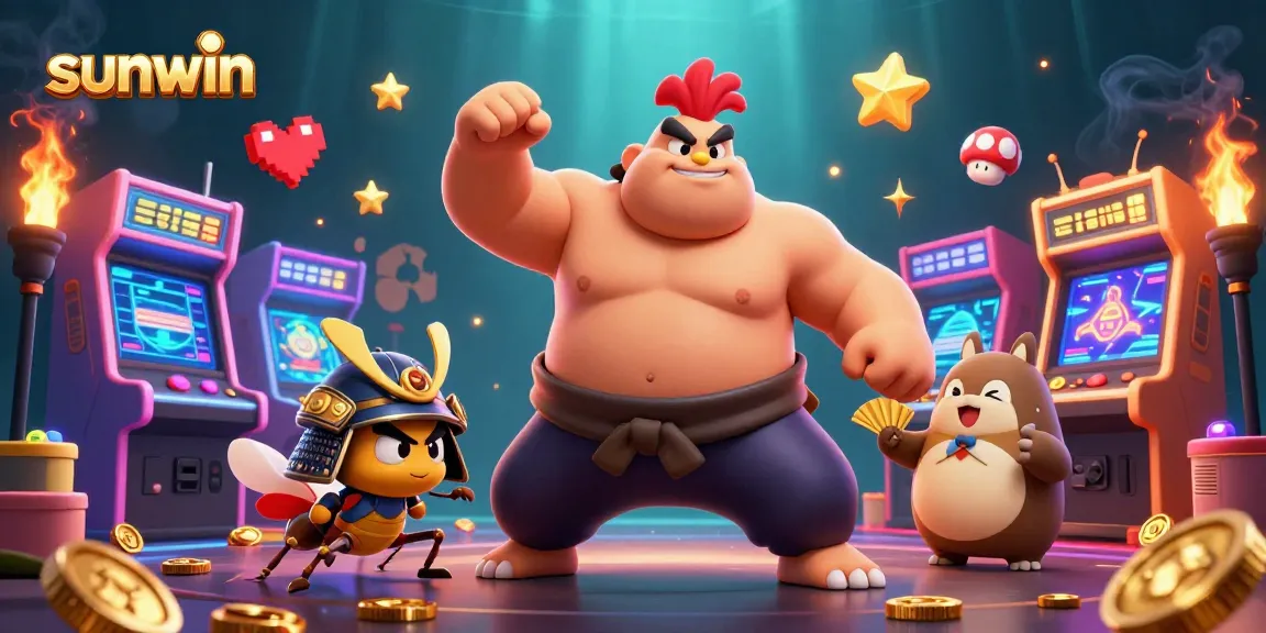 Experience thrilling action with sunwin characters in an intense casino gaming atmosphere.