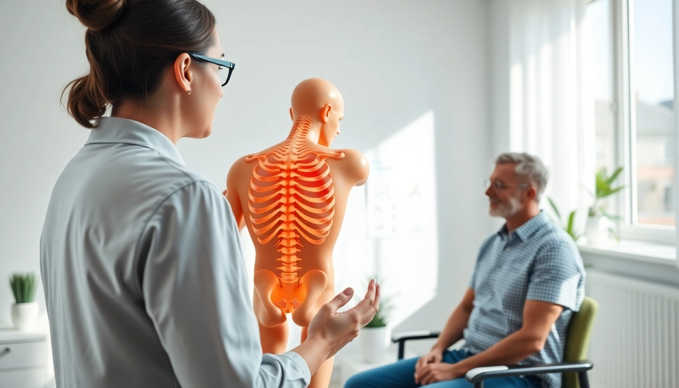 Learn effective back pain solutions with a physiotherapist in a modern clinic setting.