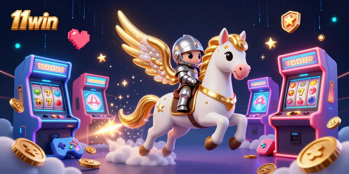 Experience thrilling gameplay with 11win featuring a majestic horse and gaming elements.