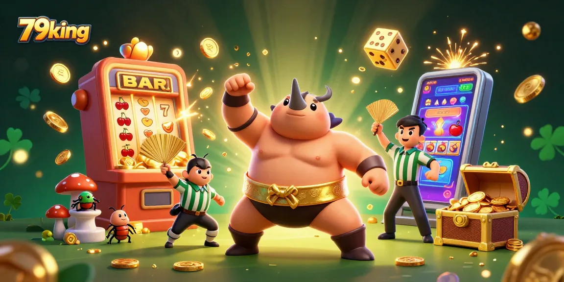 Engage in thrilling gameplay at 79king with a vibrant casino scene showcasing excitement and winnings.