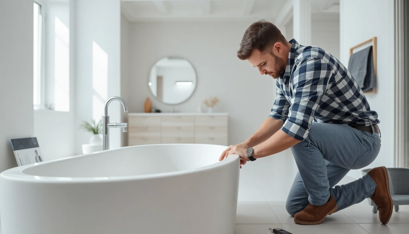 Transforming a space with bath reconstruction, highlighting precision in modern design elements and quality craftsmanship.