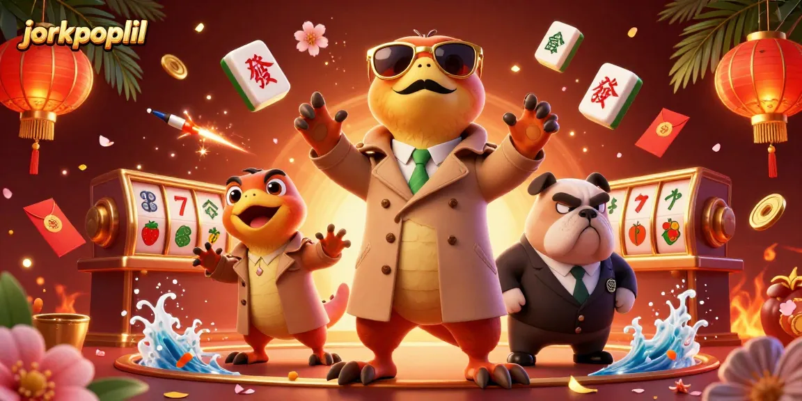Engage in thrilling gaming with jorkpoplil at the casino featuring vibrant 3D raptors.