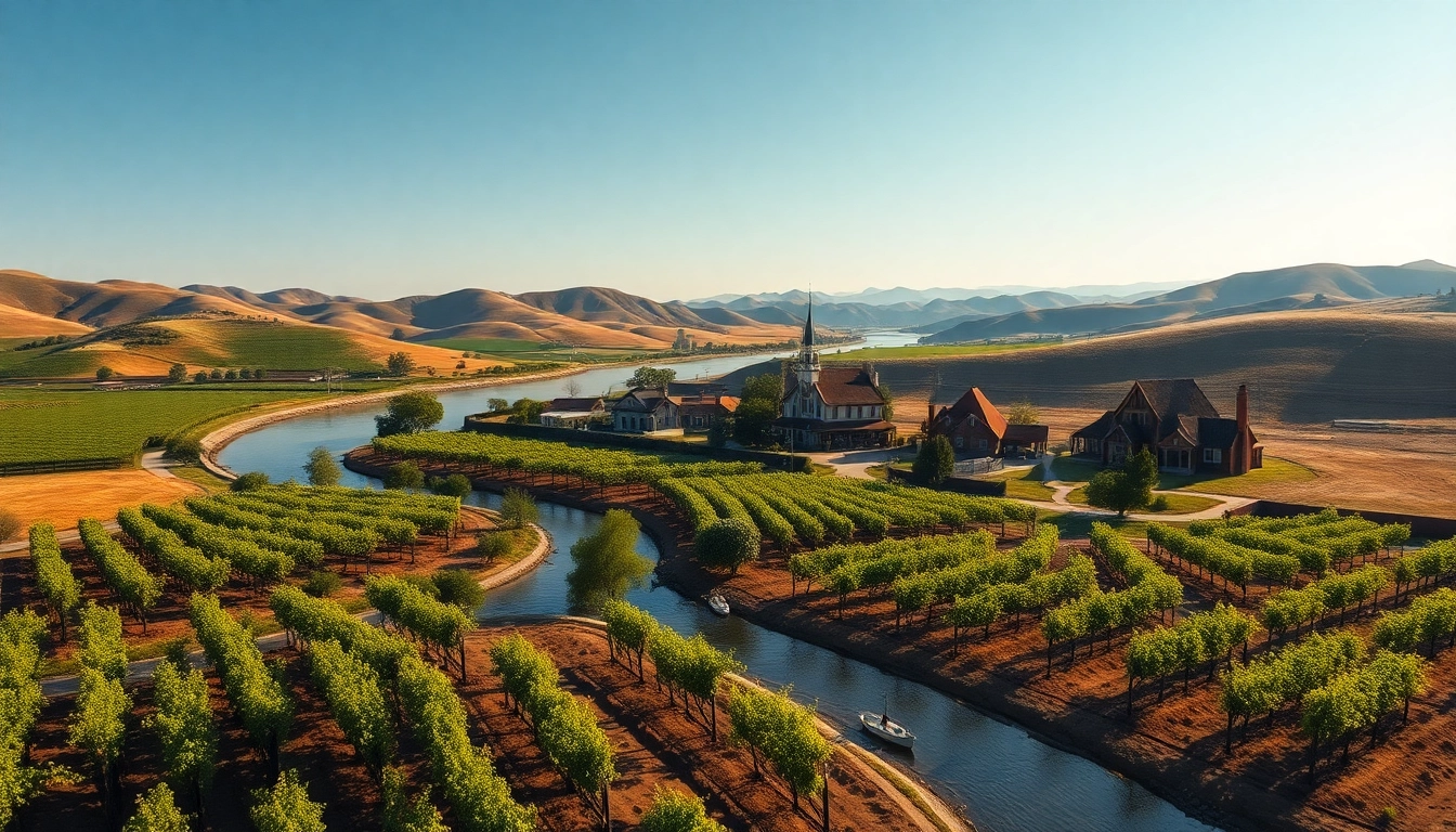 Discover where is clarksburg California with an aerial view of its serene landscapes and community.