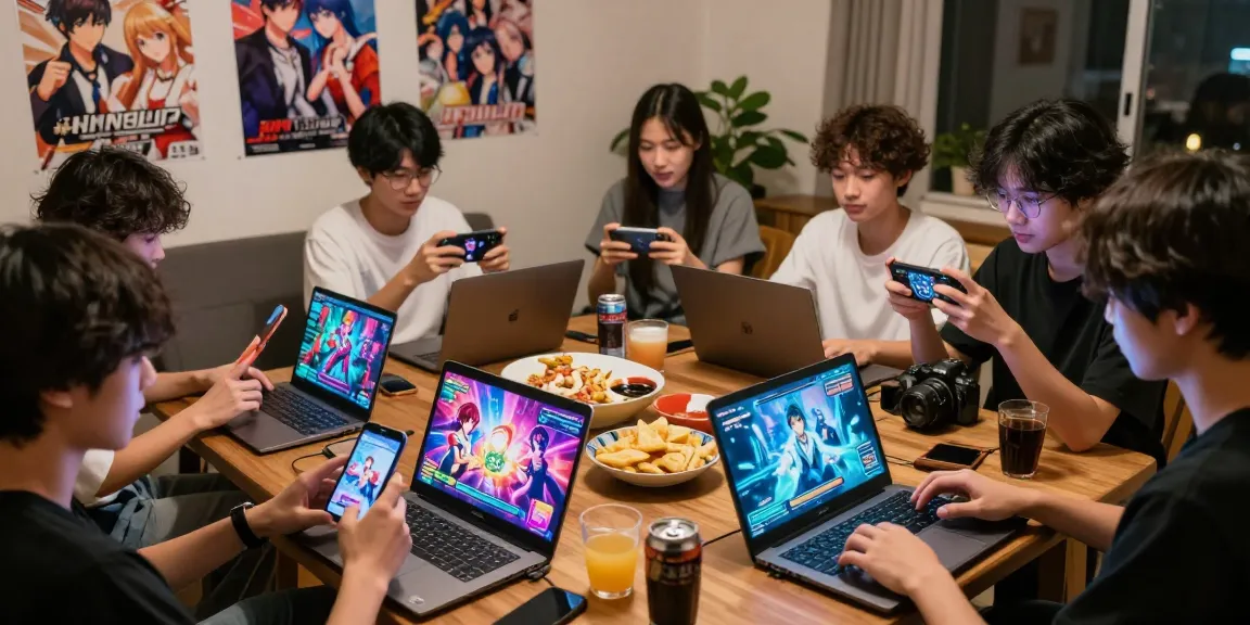 Players enjoying hentaigames in a lively gaming session showcasing colorful graphics and interactive experiences.