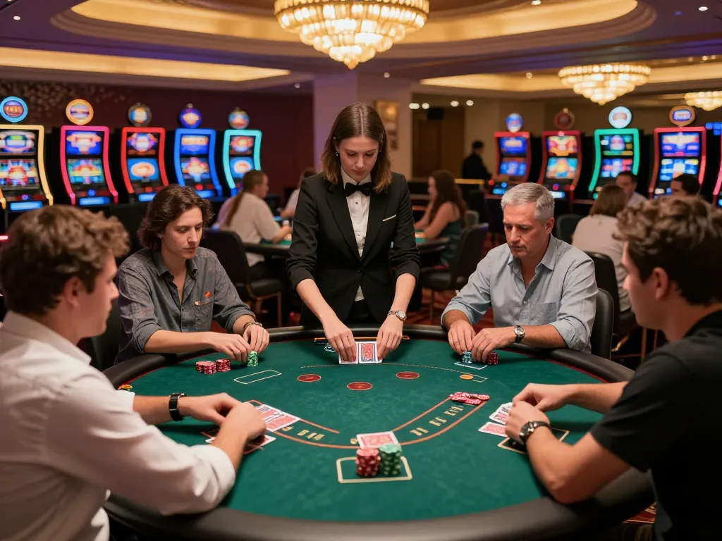man club poker table engagement with players experiencing intense gameplay in an upscale casino setting