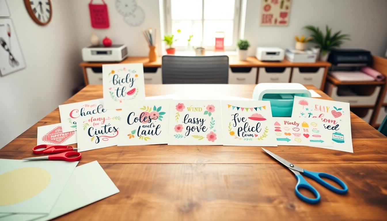 Explore vibrant design bundles SVG for Cricut, showcasing colorful styles in a creative workspace.