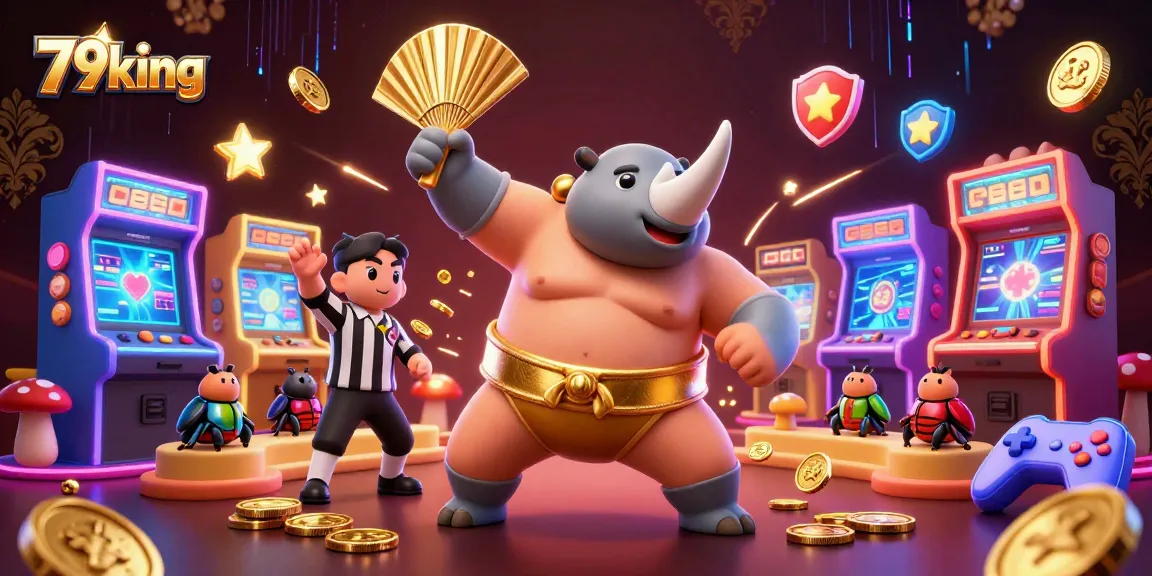 Experience the thrill of gambling with 79king in a vibrant casino setting featuring beetle champions and games.